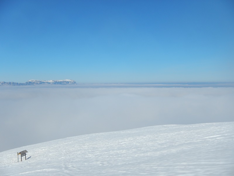 Pour une fois ce n'est pas que de la pollution qui est au dessus de Chambéry. 