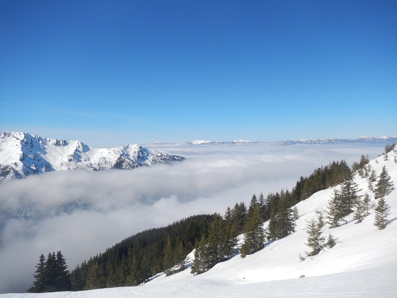 Mais une belle mer de nuages.