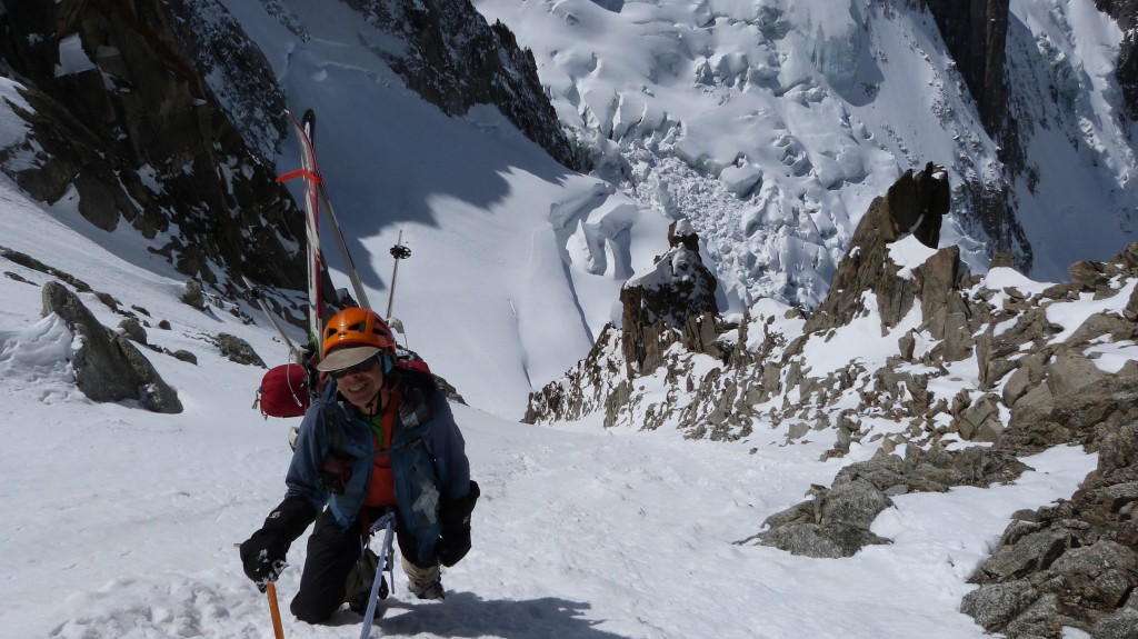 Dans le couloir de la Brêche Puiseux