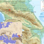 Carte du Mont elbrouz et situation géographique