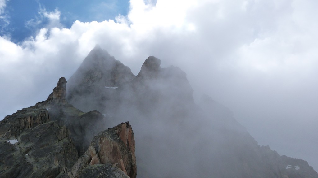 Ambiance magique sur l'Aiguille du Peigne