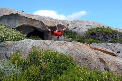 Raph à l'envers et au ras-du-sol