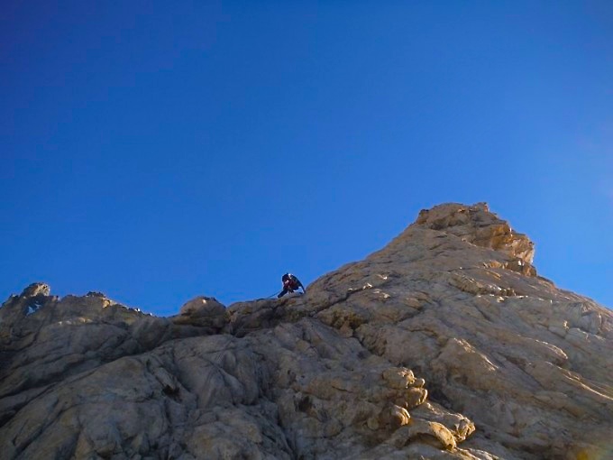 La montée vers l'Aiguille de Sialouze