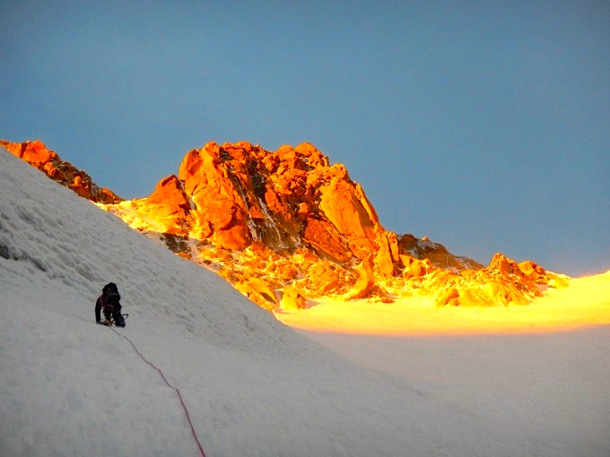 « Too late to say I’m sorry », en face nord de la Grande Rocheuse.