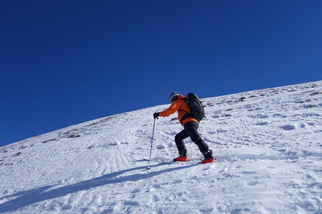 1ère montée avec les chaussures Procline Carbon Lite Arcteryx