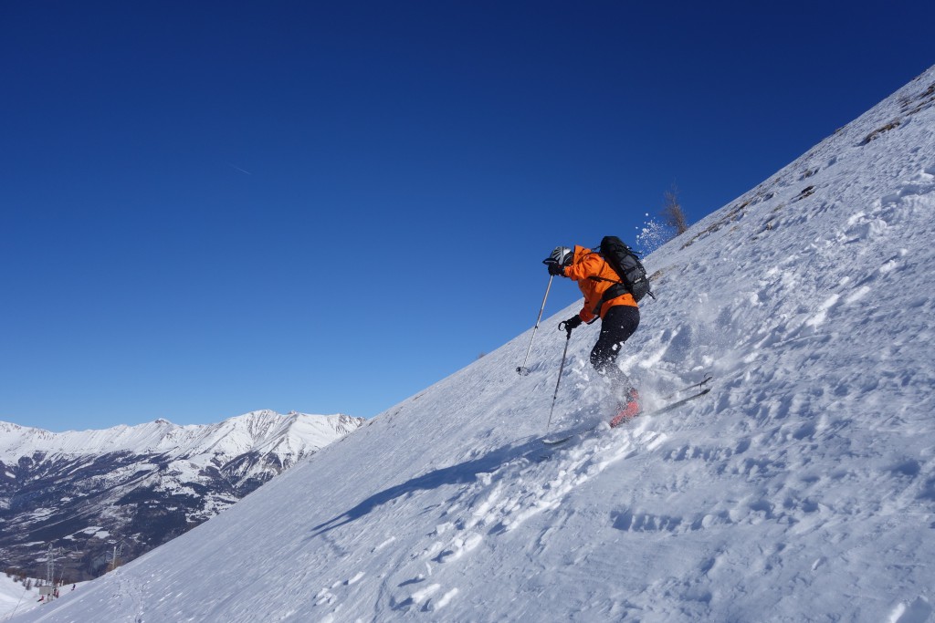 Petit test des chaussures Arcteryx Procline Carbon Lite en virages sautés :-)