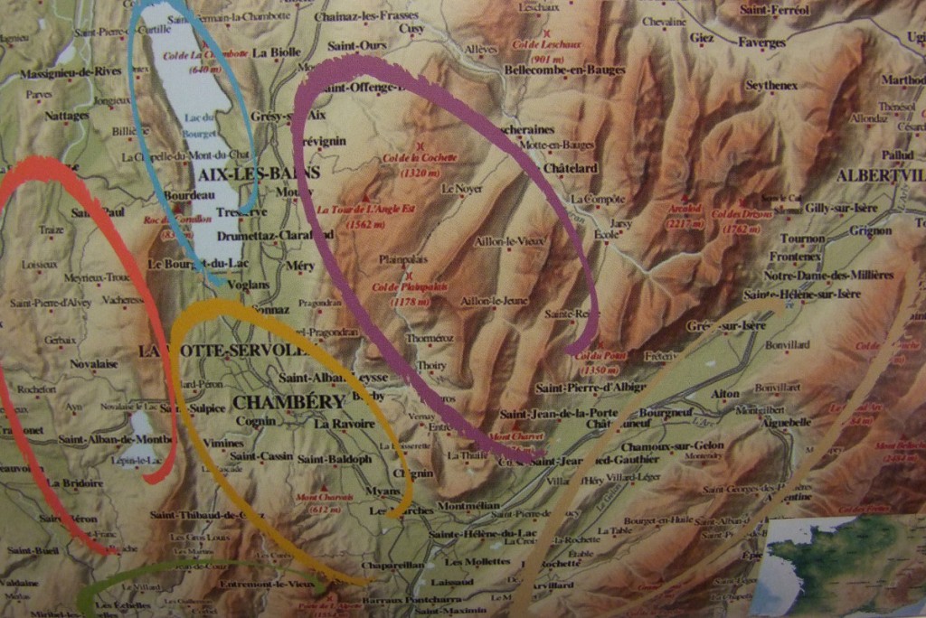 Zones Géographiques Livre Topo Escalade en Savoie Tome 1 FFME 