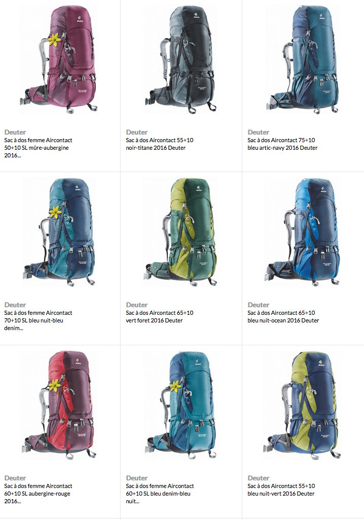 sac à dos Deuter Aircontact