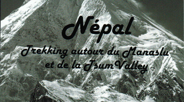 Livre Trekking autour du Manaslu