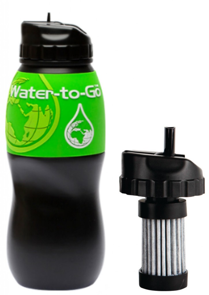 Gourde Water-to-Go verte