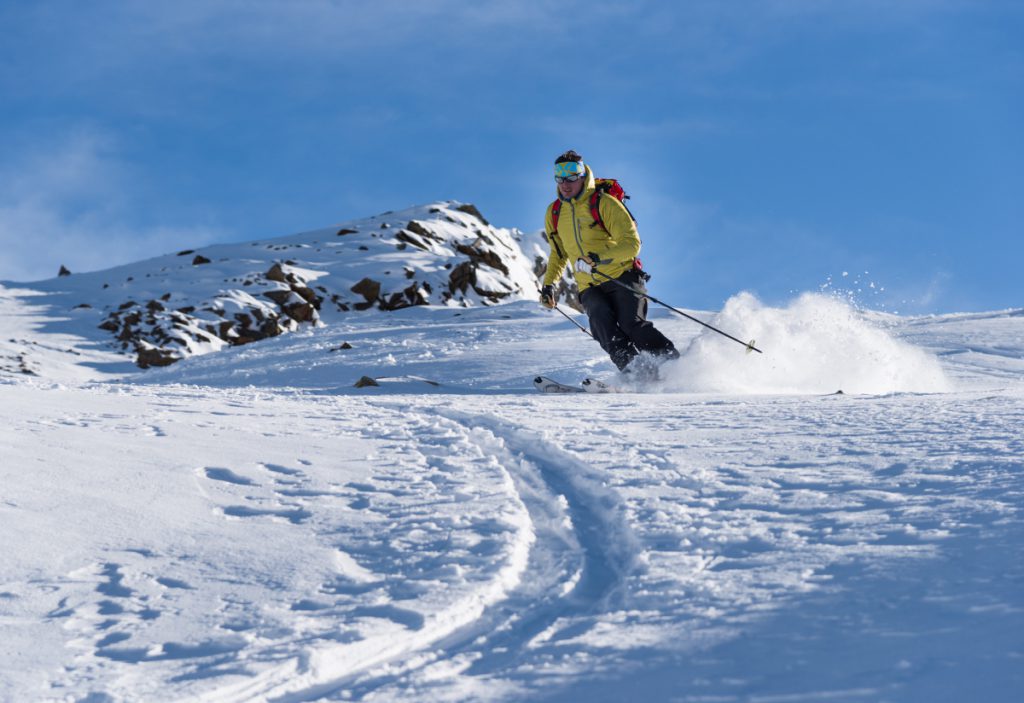 Doudounes en laine idéal en ski de rando au printemps