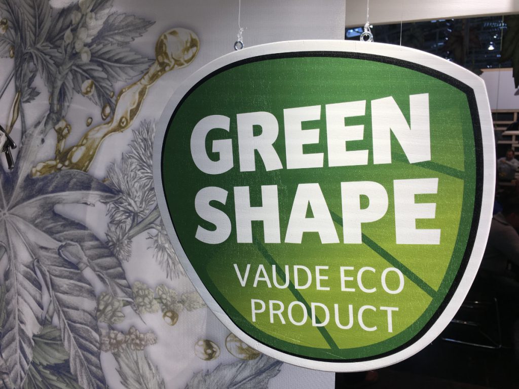 Label Vaude Green Shape