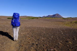 Test sac à dos Osprey Ariel AG en Islande