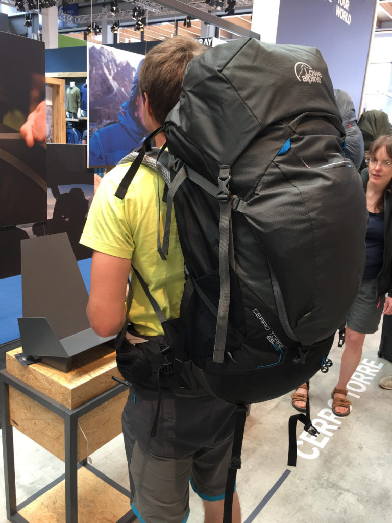 Nouveau sac à dos de trekking CERRO TORRE Lowe Alpine été 2019