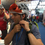 NIels essaie le nouveau casque petzl METEOR 2019 avec visière ski