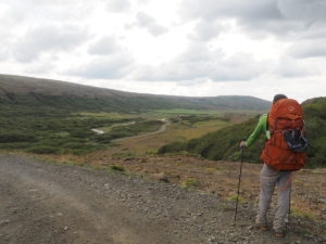 Test sac à dos Osprey Aether AG en Islande