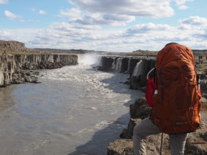 Test sac à dos Osprey Aether AG en Islande