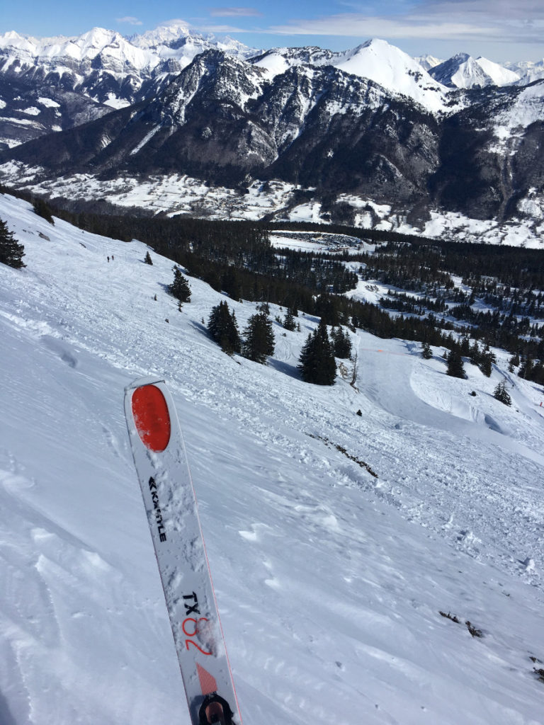 Test du ski TX 82 Kastle dans les Bauges