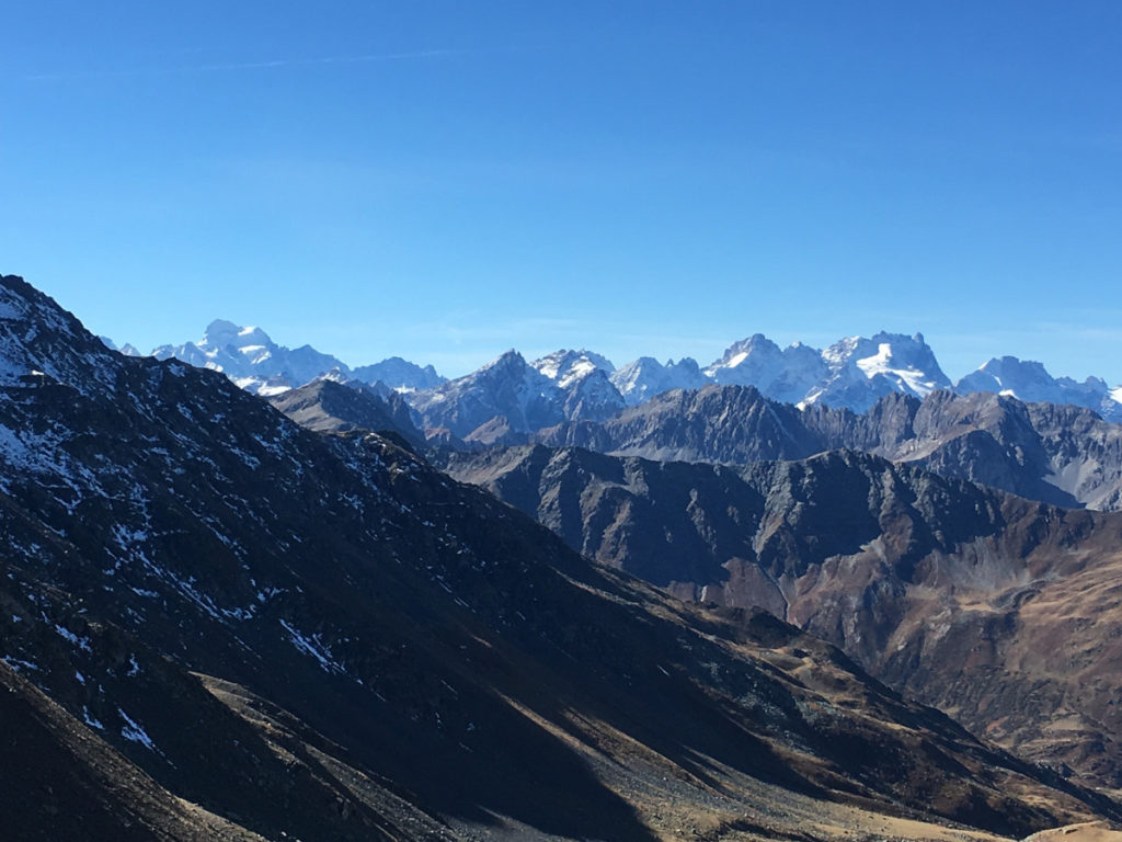 Vue sur les Ecrins