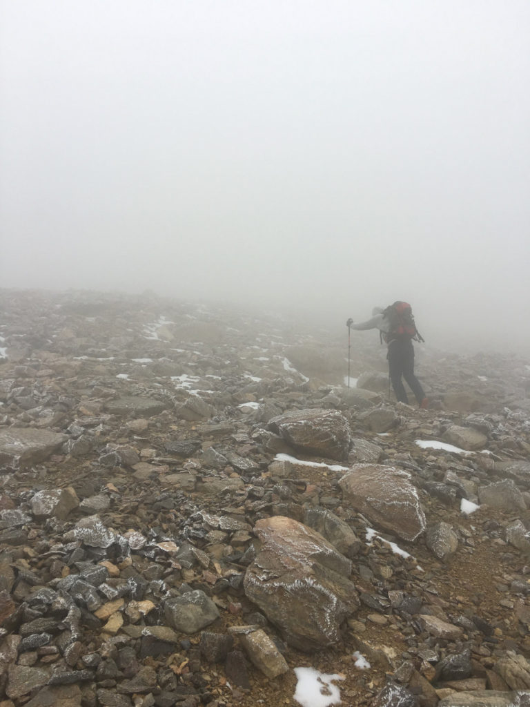 Montée au Thabor dans les nuages