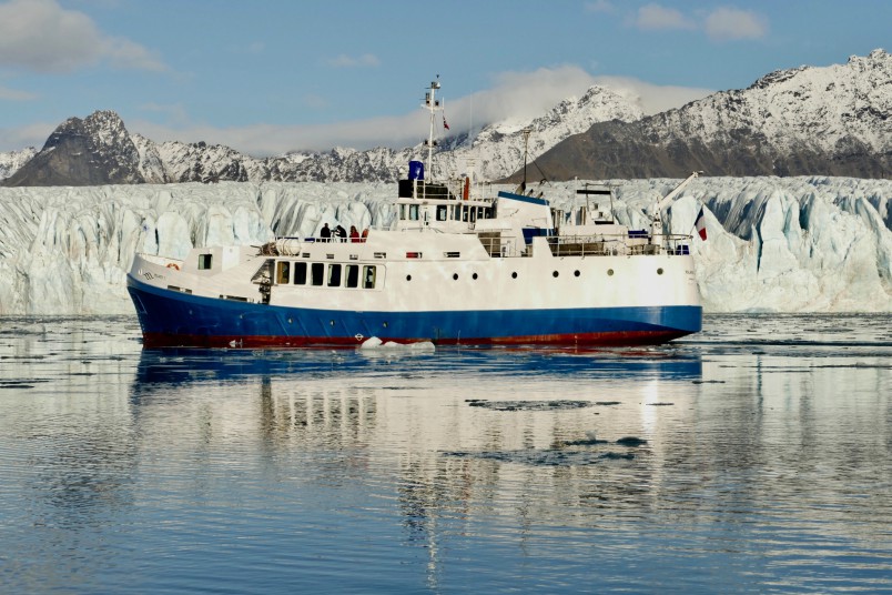 Le Polaris, camp de base de ce voyage