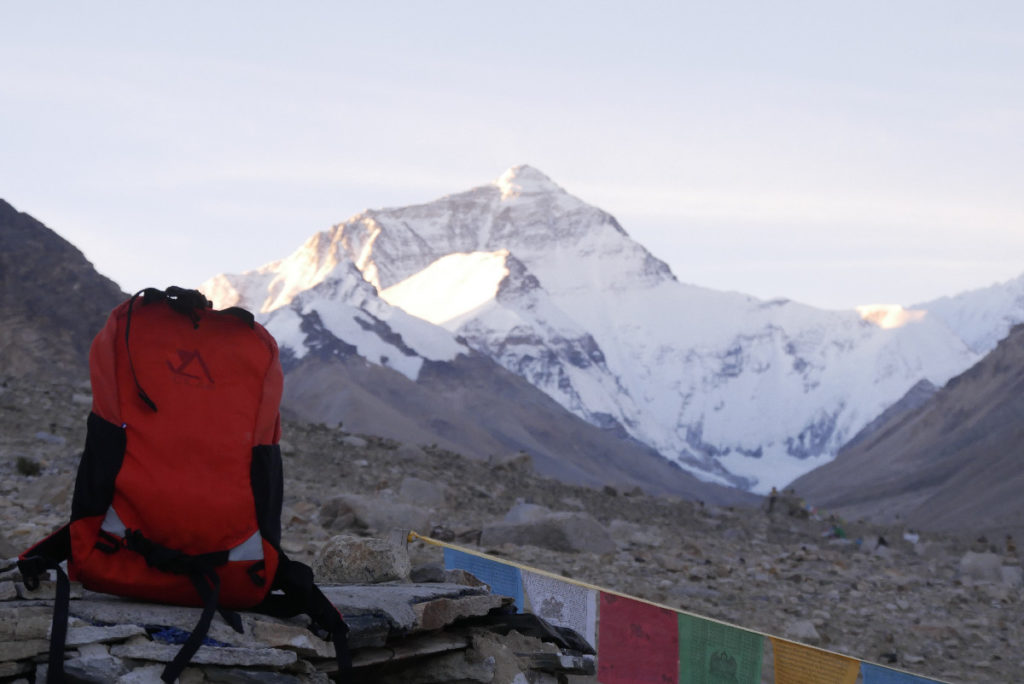 Sac à dos Cilao Bélouve au pied de l'Everest côté Tibet