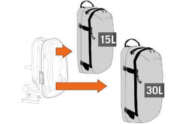 Sac abs airbag : concept variable