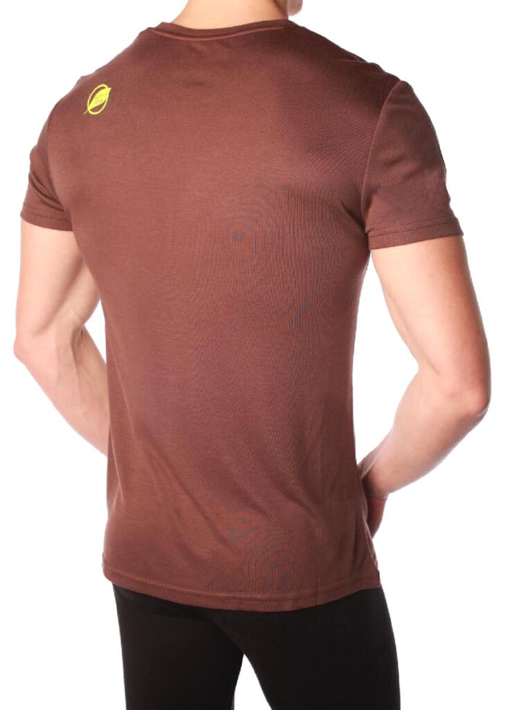 Tee-shirt homme NATURAL PEAK 210 GREAT ADVENTURE couleur marron