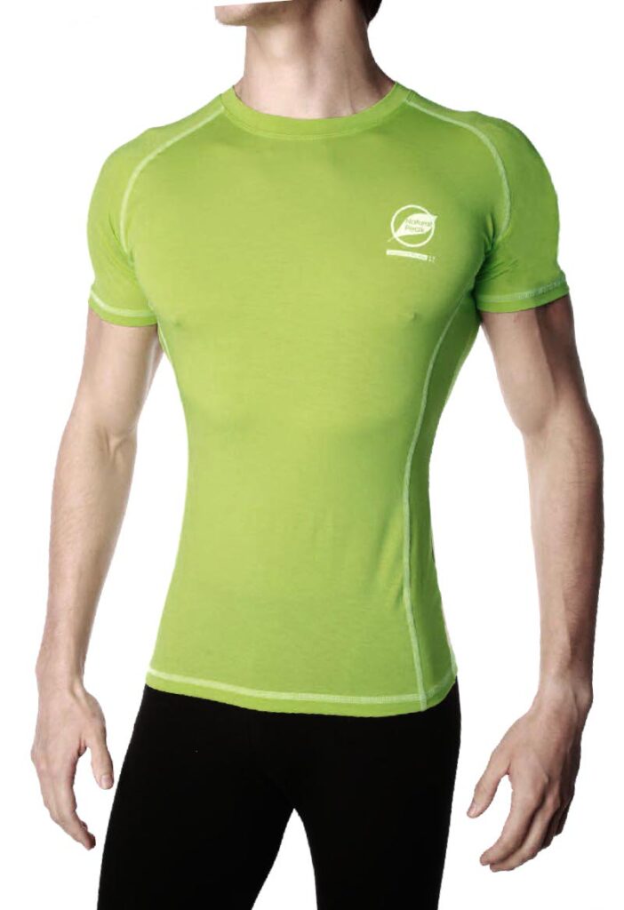 Tee-shirt homme NATURAL PEAK 140 CHARVIN couleur vert-lime