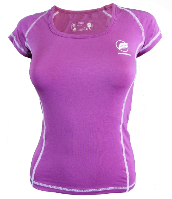 Tee-shirt femme NATURAL PEAK 140 CHARVIN couleur violet