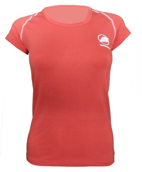 Tee-shirt femme NATURAL PEAK 210 Ecrins couleur orangé