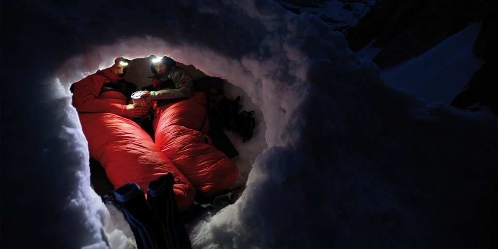 Bivouac sous la glace