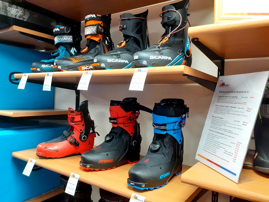 Chaussures de ski de rando chez Montania