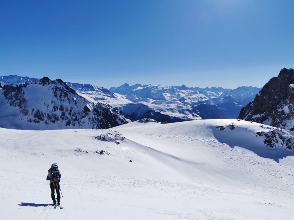 Avec Sophie sur la traversée de Belledonne