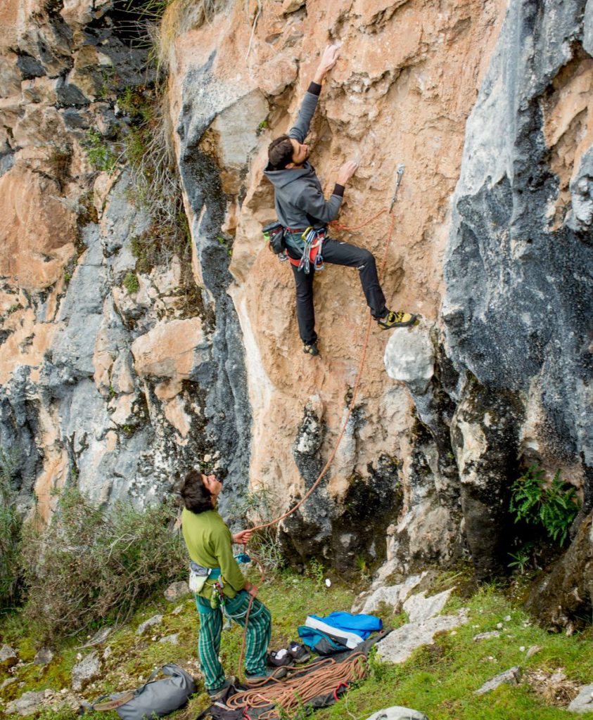 Escalade et facteur de chute