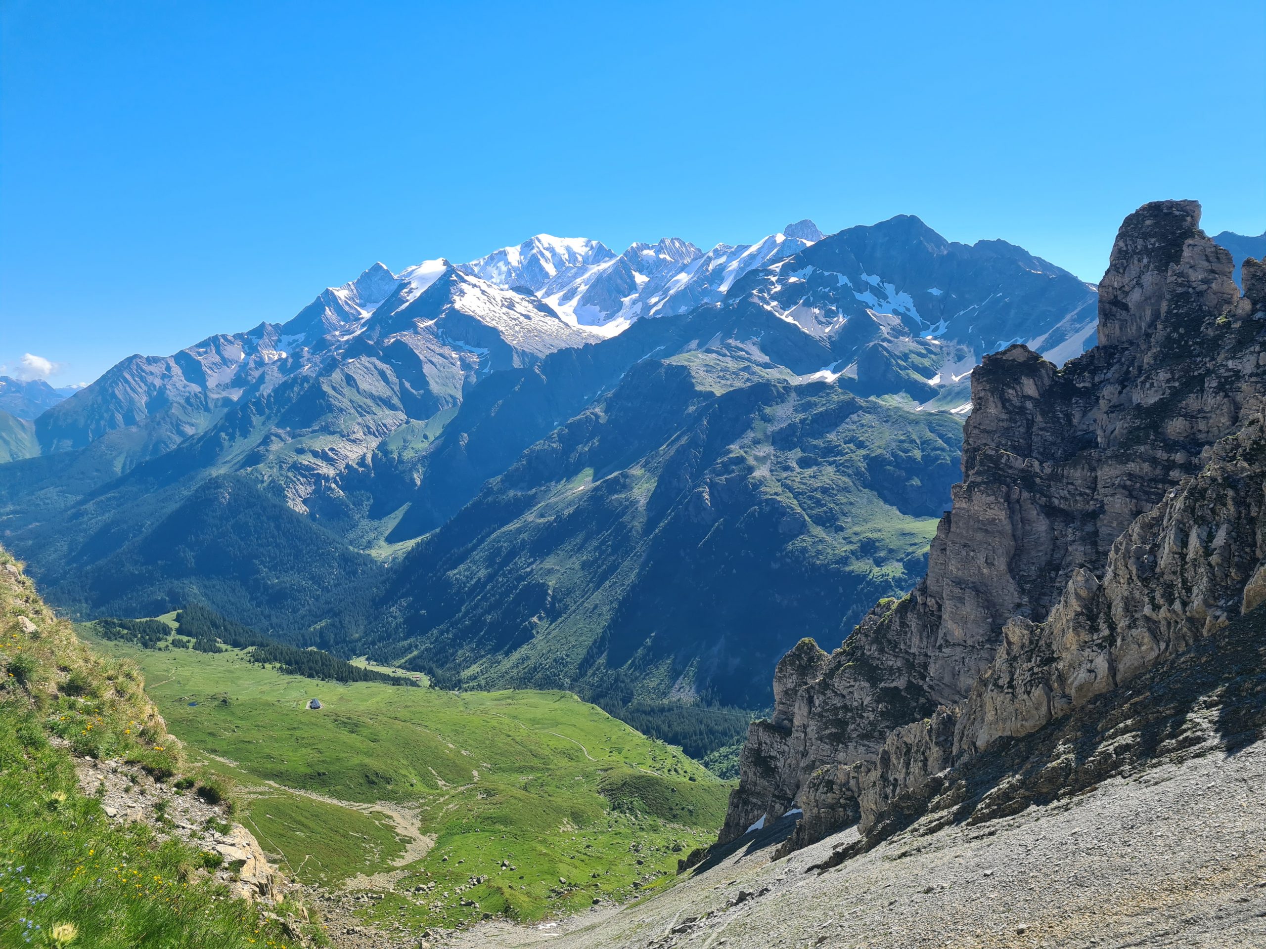 Face au Mont-Blanc