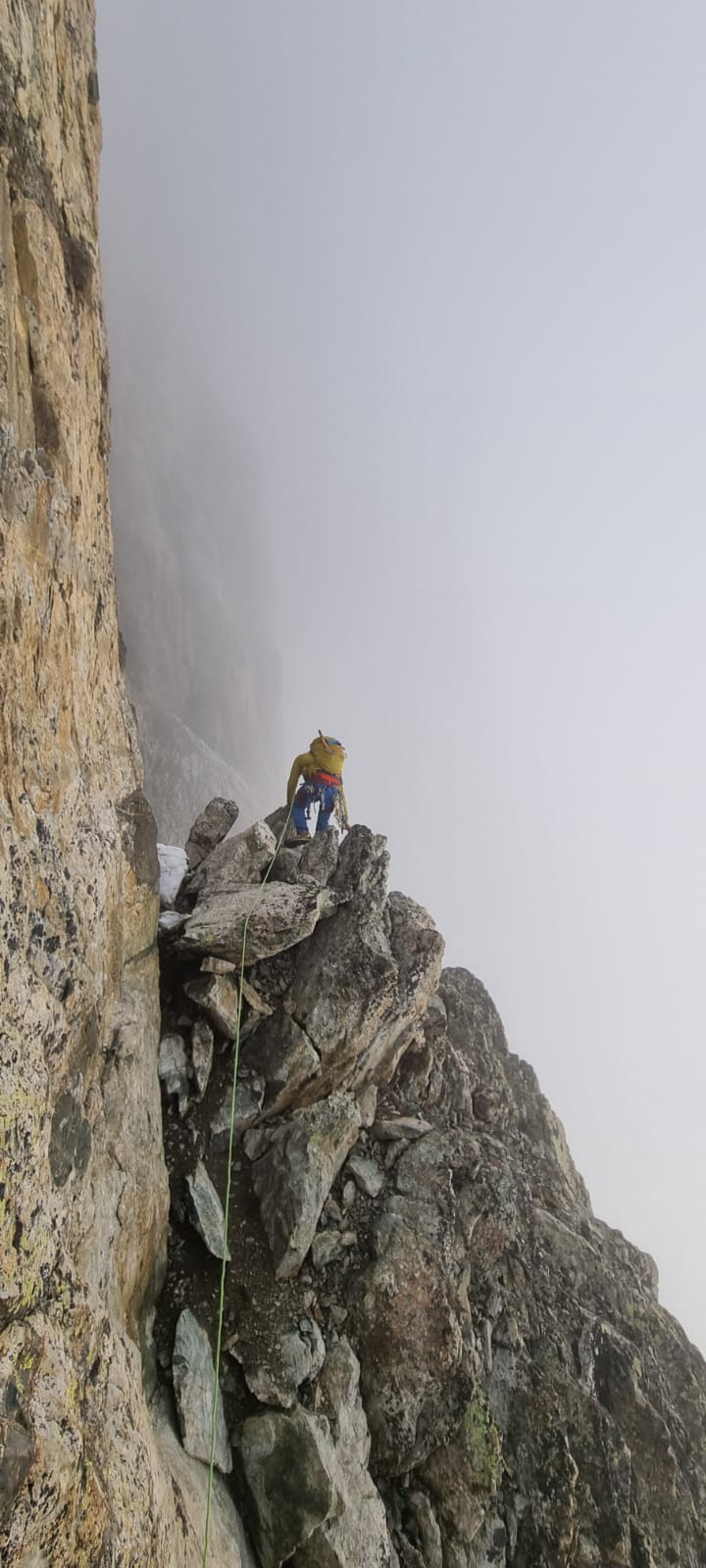 Dans le Pilier sud de la Barre des Écrins