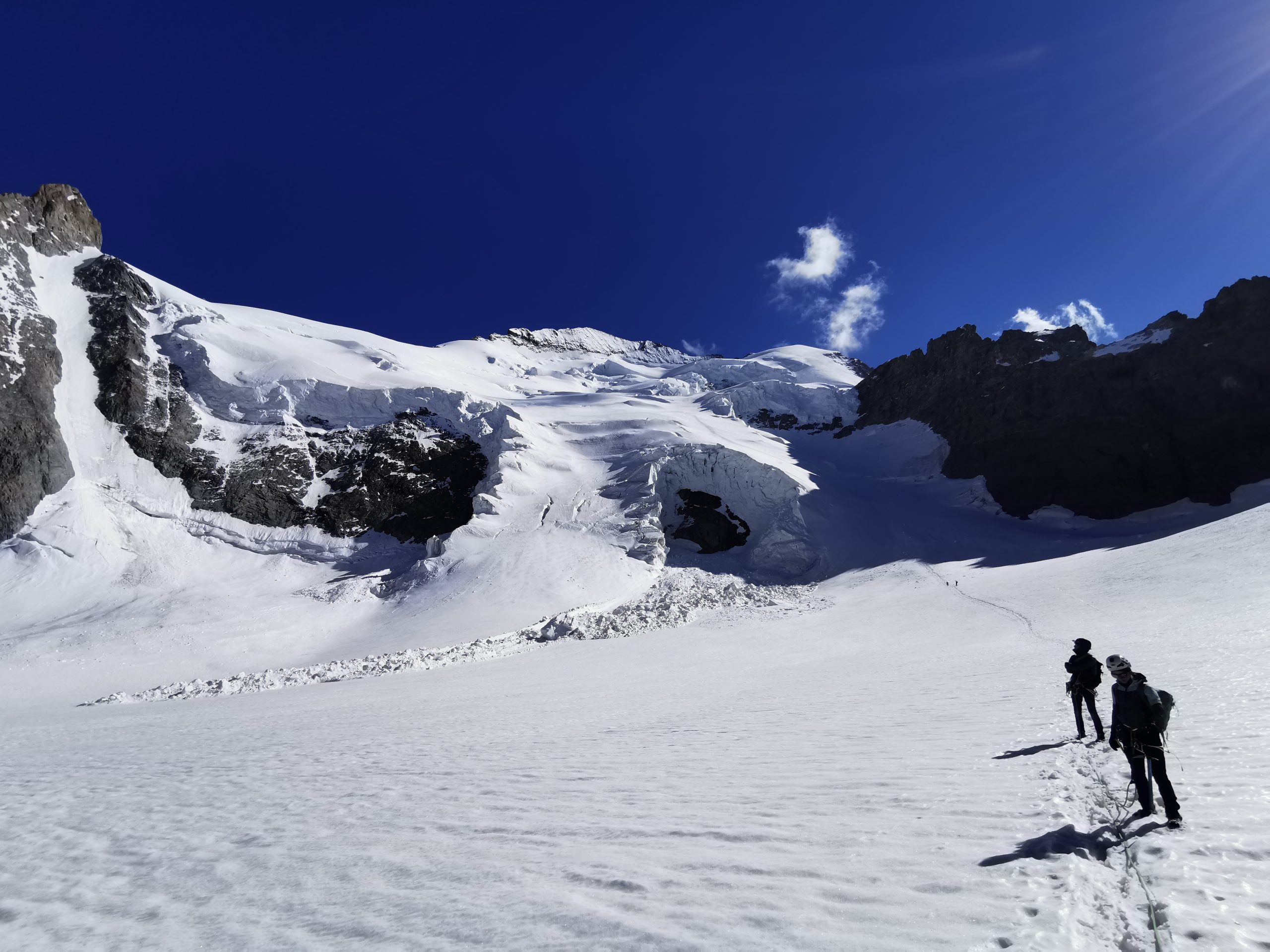 Descente par le Glacier Blanc