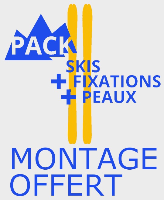 Montage des fixations de ski de randonnée