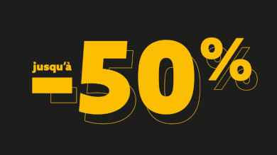 LIQUIDATION DEFINITIVE JUSQU'A -50% !